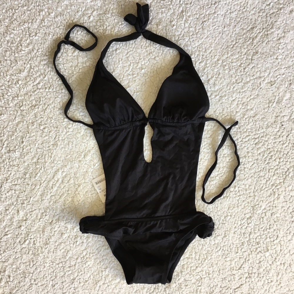 Akira backless cutout swimsuit